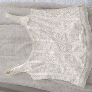 Elie Tahari Lacy Bodice/Camisole with Bone Inserts